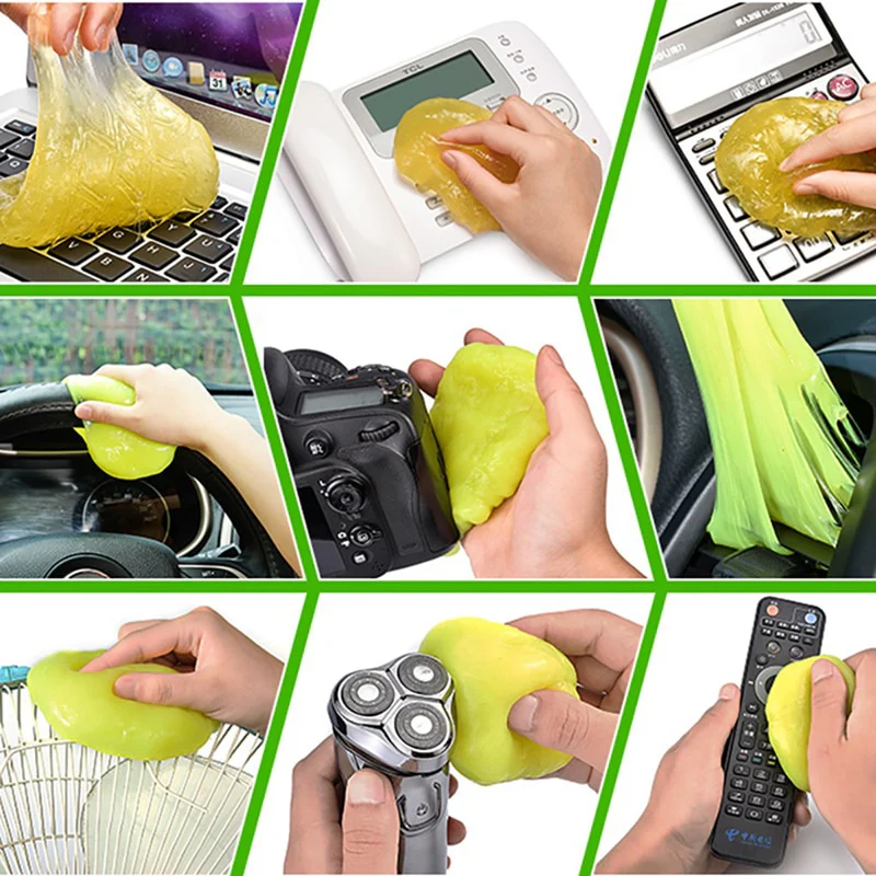 Multifunction Car Super Clean Mud Keyboard Cleaning Air Conditioner Vent Magic Soft Sticky Clean Glue Slime Dust Dirt Cleaner - Image 9
